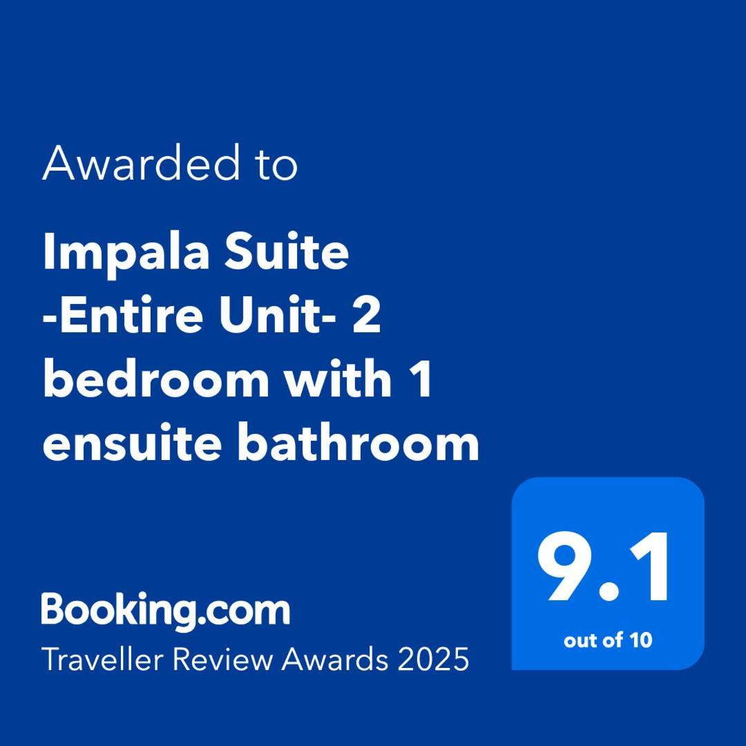 Impala Suite -Entire Unit- 2 Bedroom With 1 Ensuite Bathroom Ladysmith Dış mekan fotoğraf